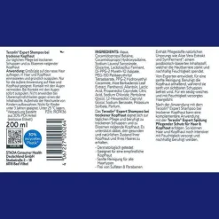 Terzolin Expert Shampoo bei trockener Kopfhaut, 200 ml- Shampoos|Haarausfall & Schuppen