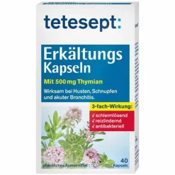 Tetesept Hustenlöser-Erkältungs-Kapseln, 40 St