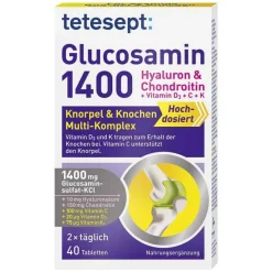 Tetesept Glucosamin-Chondroitin-Glucosamin 1400 Filmtabletten, 40 St