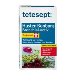 Tetesept Bonbons-Husten Bonbons Bronchial-activ zuckerfrei, 75 g