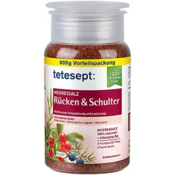 Tetesept Duschen & Waschen-Meeressalz Rücken & Schulter, 600 g