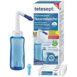 Tetesept Meerwasser Nasendusche, 1 St- Nasendusche|Schnupfen & Nasennebenhöhlen