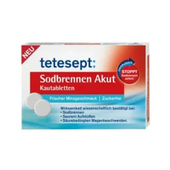 Tetesept Sodbrennen Akut Kautabletten, 20 St- Sodbrennen Medikamente|Magentabletten