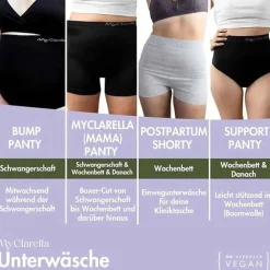 MyClarella The Mama Panty XXL schwarz, 1 St- Unterwäsche