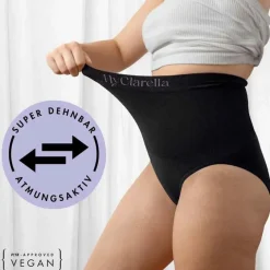 MyClarella The Support Panty Wochenbett Unterhose M schwarz, 1 St- Unterwäsche