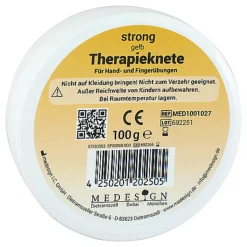 Therapieknete strong gelb, 100 g- Alltagshilfen