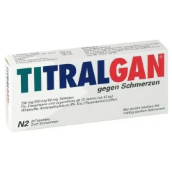 ® gegen Schmerzen, 20 St^Titralgan Online