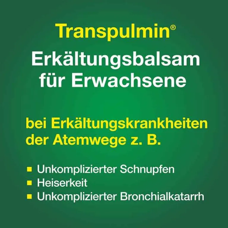 ® Erkältungsbalsam, 100 g^Transpulmin Best