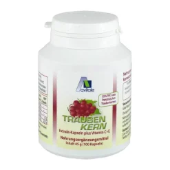 Traubenkernextrakt Kapseln, 100 St^Avitale Best