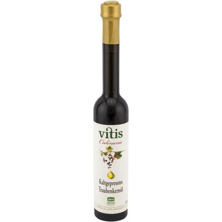 Genüssliches-Traubenkernöl kaltgepresst ungefiltert Vitis, 100 ml