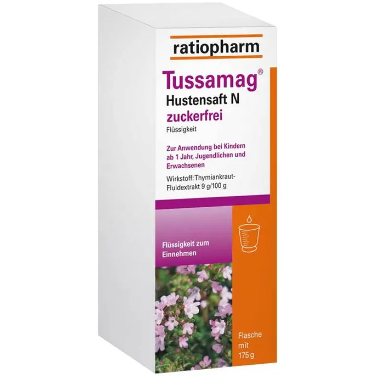 Tussamag Hustensaft N zuckerfrei, 175 g- Hustenlöser