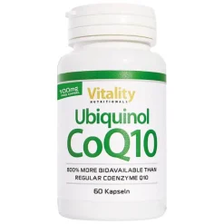 Vision Healthcare Ubiquinol COQ10 100 mg hochdosiert Weichkapseln, 60 St- Coenzym Q10