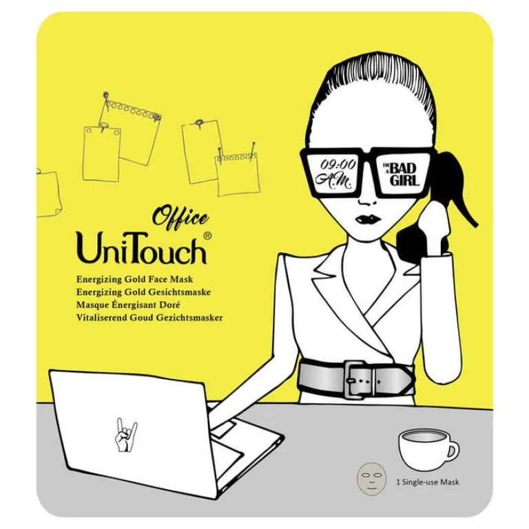 Unitouch Dynamik Gold Gesichtsmaske, 25 ml- Gesichtsmasken Für Ein Gepflegtes Hautbild
