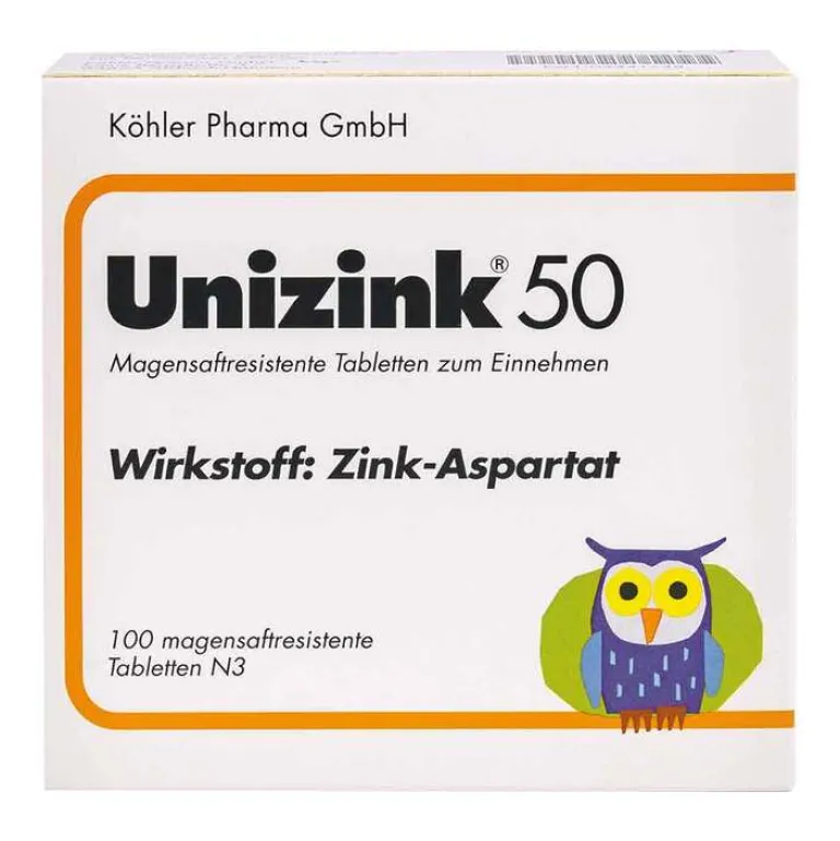 Unizink Zink-50 Tabletten, 100 St