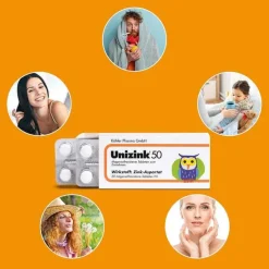 Unizink 50 Tabletten, 20 St- Zink