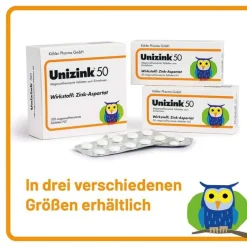 Unizink 50 Tabletten, 20 St- Zink