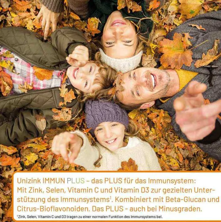 Unizink Immun Plus Kapseln, 1X60 St- Zink|Immunsystem