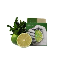 Uoga Uoga Handseife-Seife mit Minz- und Limettenöl, 100 g