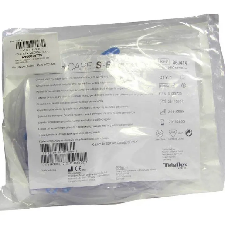 Urinbeutel Medic.Service S Bag 2l 120cm Schlauch, 1 St^Teleflex