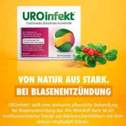 Uroinfekt Blasenentzündung Medikamente-® 864 mg Filmtabletten, 14 St