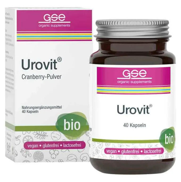 GSE Urovit Kapseln Bio Kapseln, 40 St- Sonstige Bio Produkte