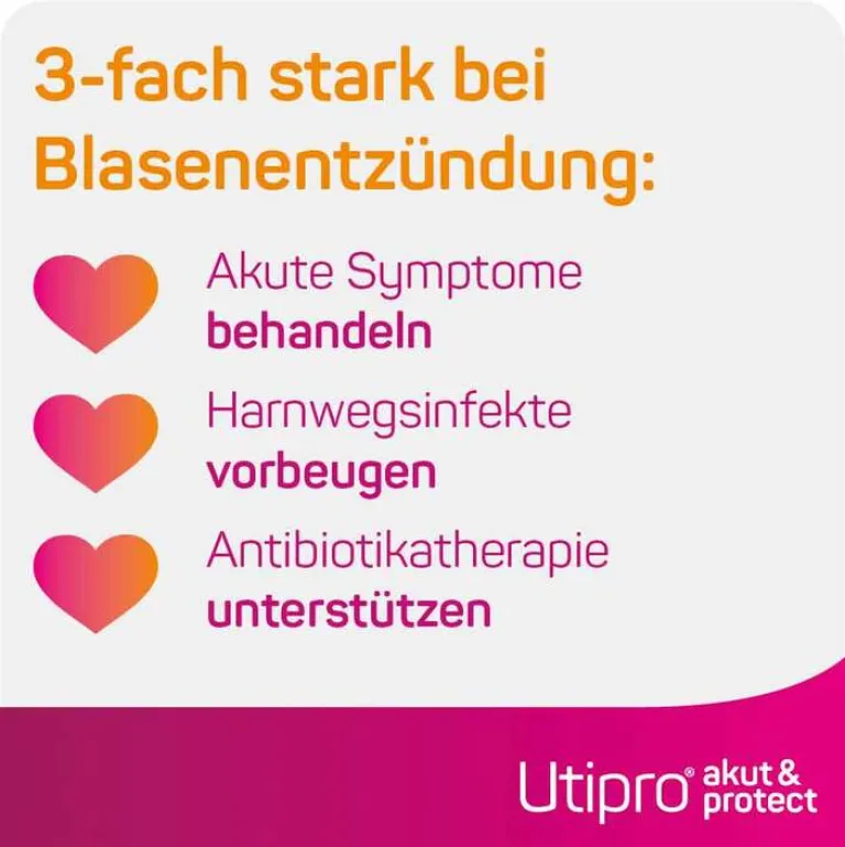 Utipro Blasenentzündung Medikamente-® akut & protect Kapseln, 15 St