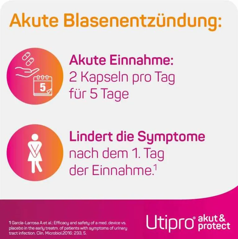Utipro Blasenentzündung Medikamente-® akut & protect Kapseln, 15 St