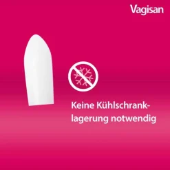Vagisan Intimpflege|Scheidenpilz Medikamente-Milchsäure Vaginalzäpfchen, 7 St