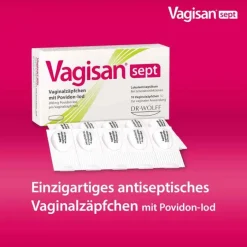 Vagisan Scheidenpilz Medikamente-sept Vaginalzäpfchen mit Povidon-Iod, 10 St