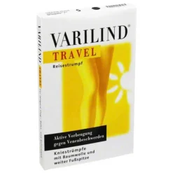Varilind Travel Kniestrümpfe BW S, 2 St- Stütz- Und Reisestrümpfe|Kniestrümpfe