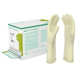 Vasco Latexhandschuhe-OP Powdered Handschuhe Latex Größe 8,0 naturweiß, 2X50 St
