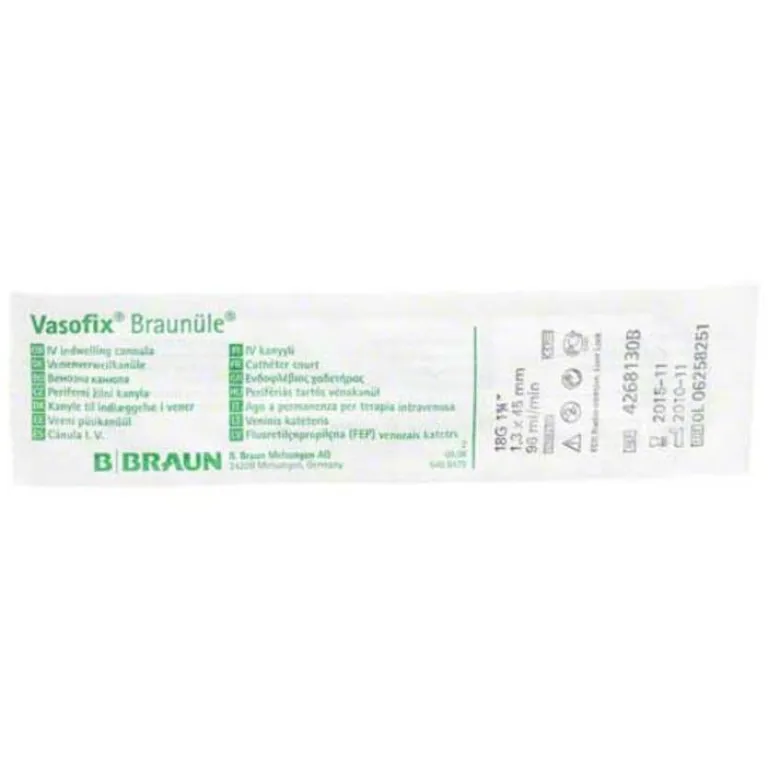 Vasofix Braunüle 18G 45mm grün, 1 St- Venenverweilkanülen