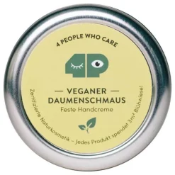 4peoplewhocare GmbH Handpflege-Veganer Daumenschmaus Creme Dose, 30 g