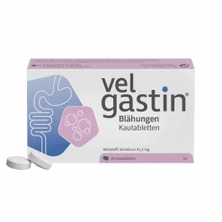 Velgastin ® Blähungen Kautabletten, 20 St- Medikamente Gegen Blähungen