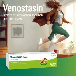 Venostasin Venenleiden|Feuchtigkeitspflege-® Creme bei müden Beinen, 100 g