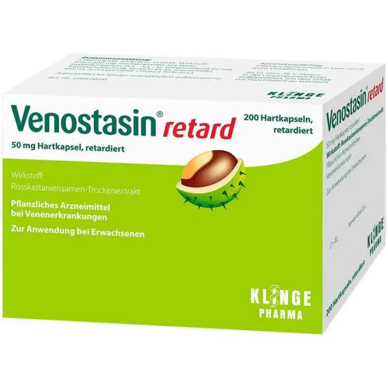 Venostasin ® retard Kapseln mit Rosskastaniensamen-Trockenextrakt, 200 St- Venenleiden