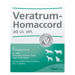 Veratrum Homaccord Ampullen vet. (für Tiere), 5 St^Heel Online