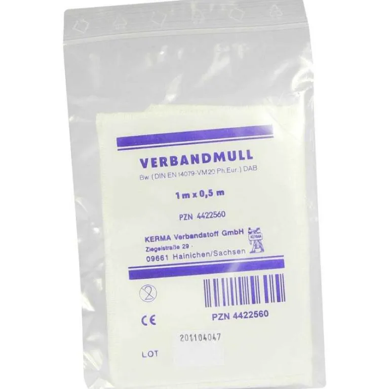Verbandmull 0,5x1m unsteril, 1 St^Kerma Outlet