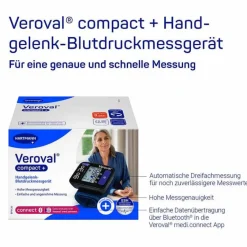 ® compact + Handgelenk-Blutdruckmessgerät, 1 St^Veroval Outlet
