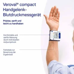 Veroval Blutdruckmessgeräte-® compact Handgelenk-Blutdruckmessgerät, 1 St