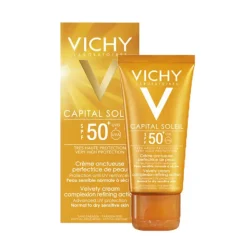 Vichy Capital Soleil Hautperfektionierende Sonnen-Creme LSF 50+ für das Gesicht, 50 ml- Lsf 50+|Gesicht