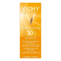 Vichy Capital Soleil Mattierendes Sonnen-Fluid LSF 30 für das Gesicht , 50 ml- Lsf 30