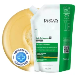 Vichy Dercos Anti-Schuppen Shampoo trockene Kopfhaut , 500 ml- Haarausfall & Schuppen