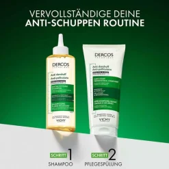 Vichy Dercos Anti-Schuppen Shampoo lockiges Haar, 200 ml- Haarausfall & Schuppen|Shampoos