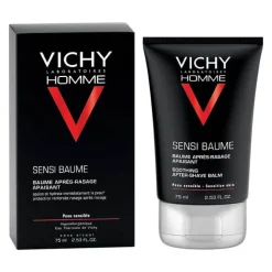 Vichy Rasur-Homme Sensi-Mineralbalsam CA für empfindliche Haut, 75 ml