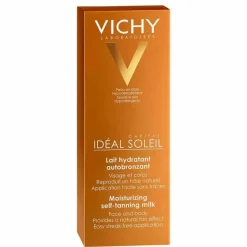 Vichy Selbstbräuner|Selbstbräuner-Idéal Soleil Selbstbräuner-Milch für Gesicht und Körper, 100 ml
