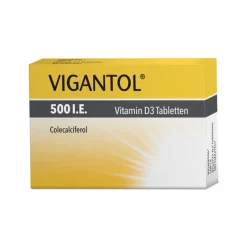 Vigantol Vitamin D (Colecalciferol)-500 I.E. Vitamin D3 Tabletten, 100 St