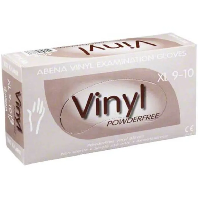 Abena Vinylhandschuhe-Vinyl Handschuhe puderfrei x-large 4430, 100 St