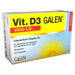 Galenpharma Vitamin D (Colecalciferol)-Vit. D3 GALEN 1000 I.E. Weichkapseln, 50 St