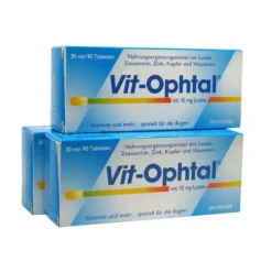 Vit-Ophtal Lutein|Augenvitamine-Vit Ophtal mit 10 mg Lutein Tabletten, 90 St